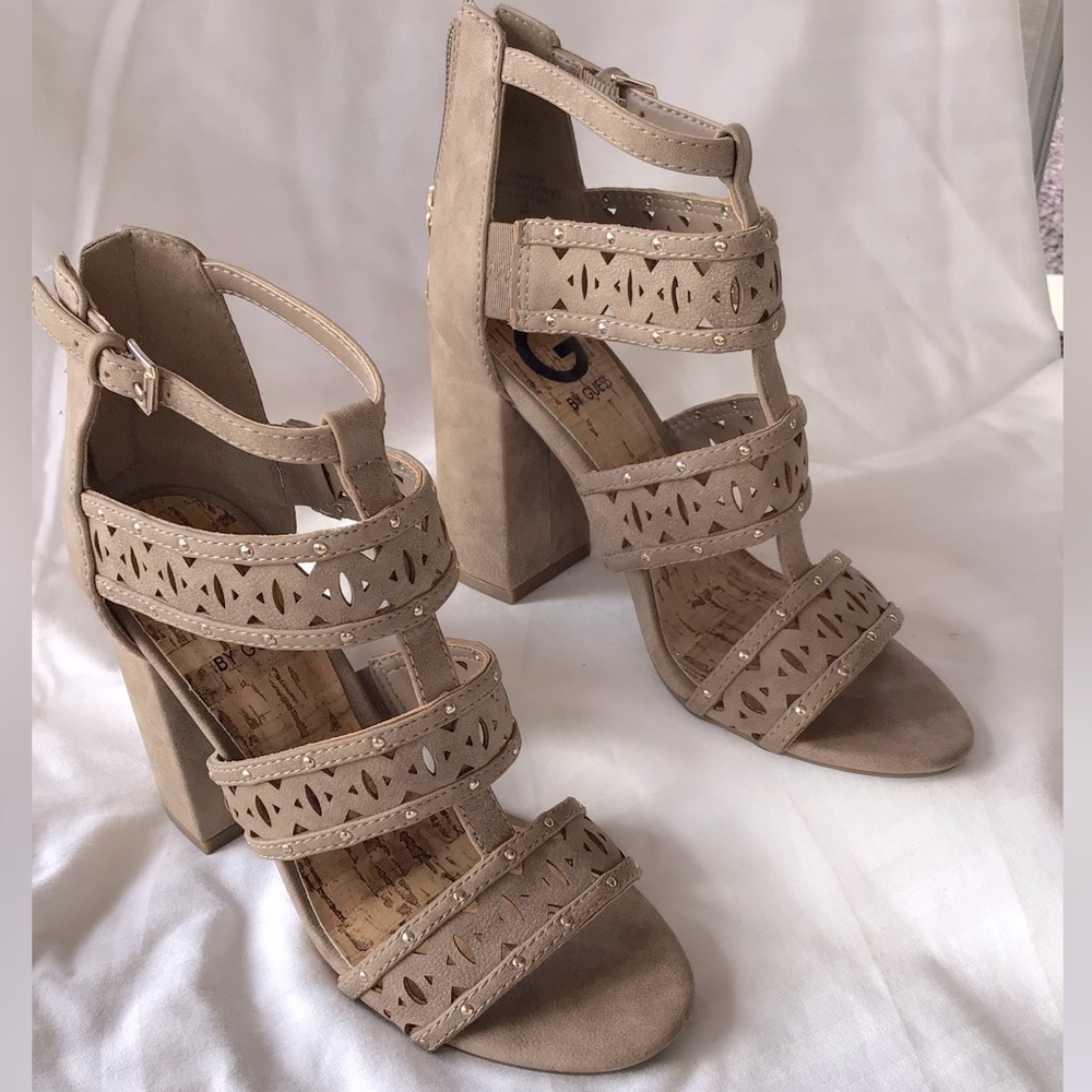 G by Guess block heels 3 3/4 heel height